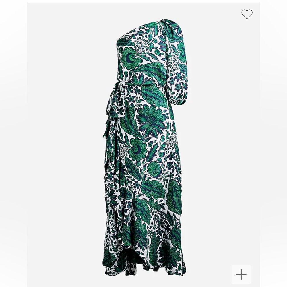 J Crew Collection one shoulder dress